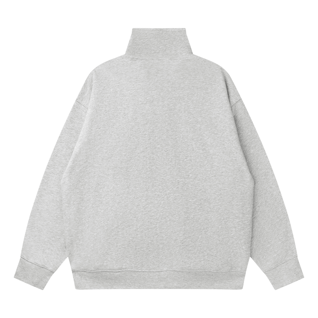 Hxnna - Quarter-Zip Drop Shoulder Sweatshirt