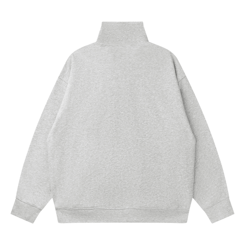 Hxnna - Quarter-Zip Drop Shoulder Sweatshirt