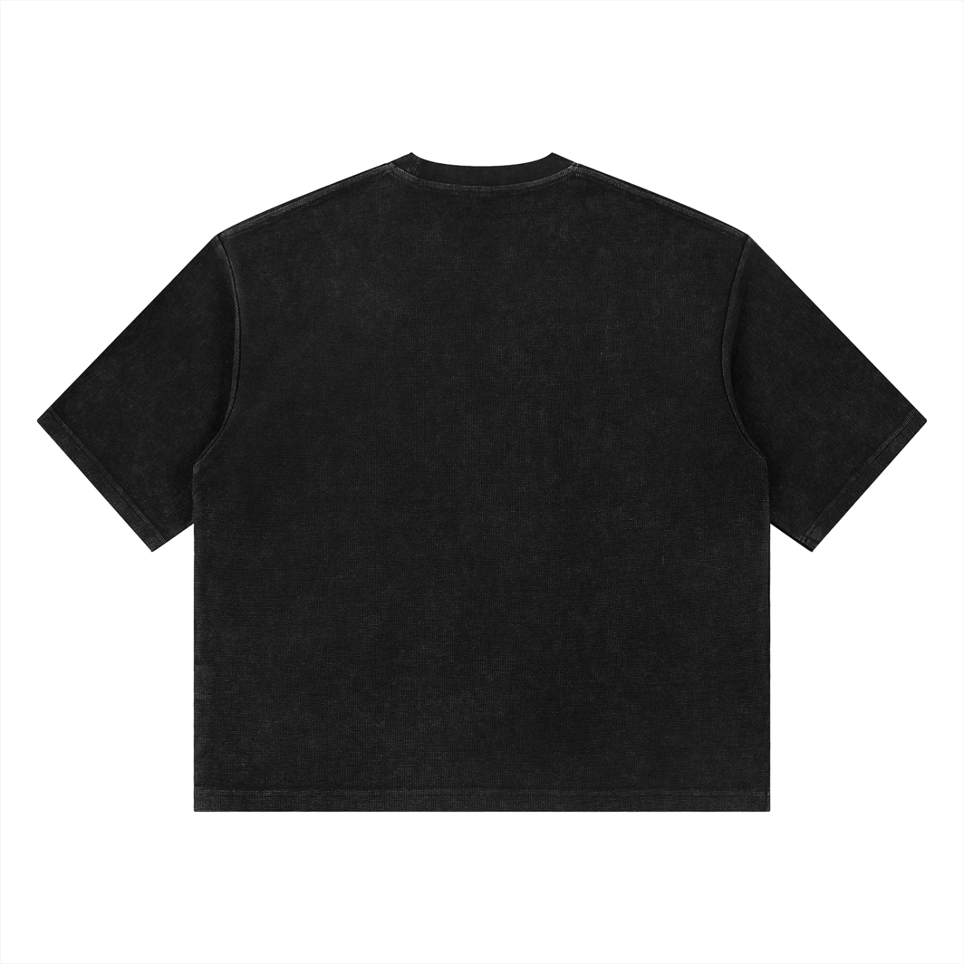 Hxnna ScarFace Tee - Unisex Mineral Wash Waffle Boxy T-Shirt