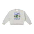 Hxnna 2026 - Boxy Fleece Crewneck Sweatshirt