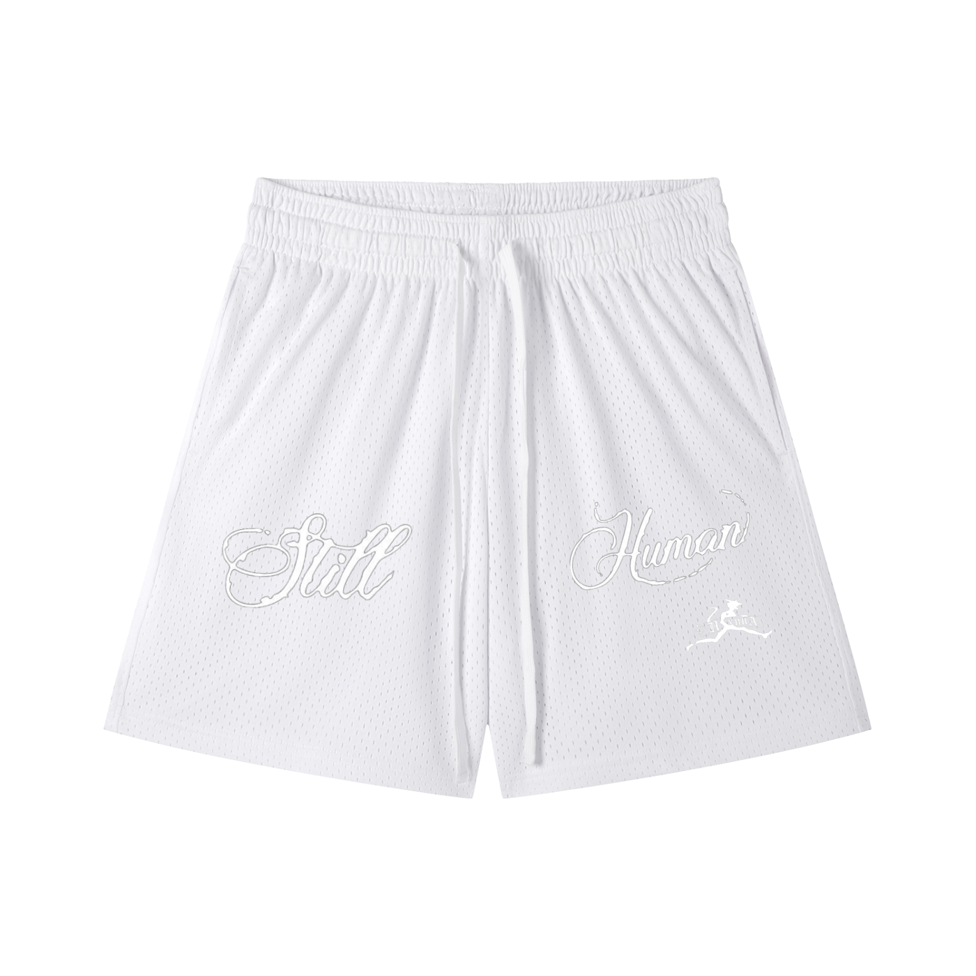 Hxnna Still Human - Mesh Drawstring Shorts