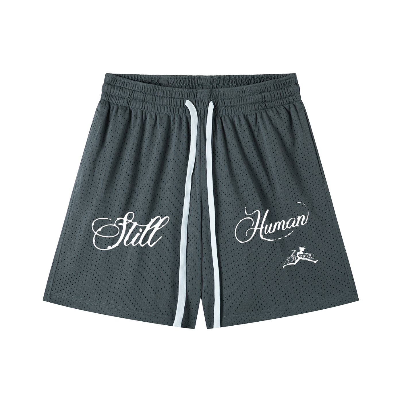 Hxnna Still Human - Mesh Drawstring Shorts