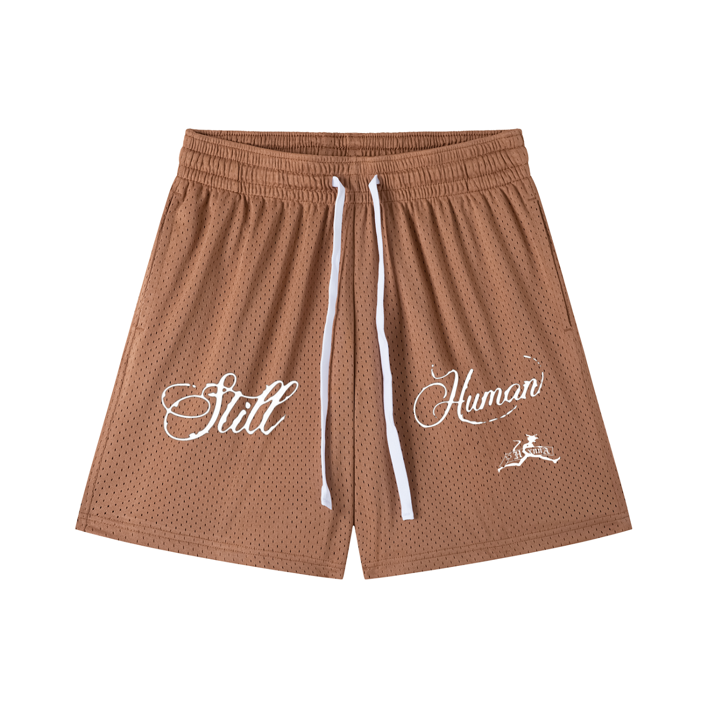 Hxnna Still Human - Mesh Drawstring Shorts