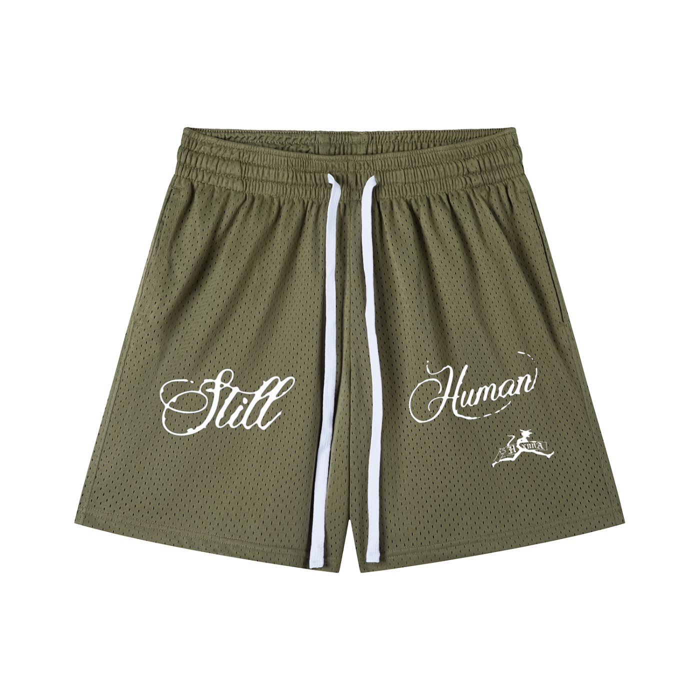 Hxnna Still Human - Mesh Drawstring Shorts