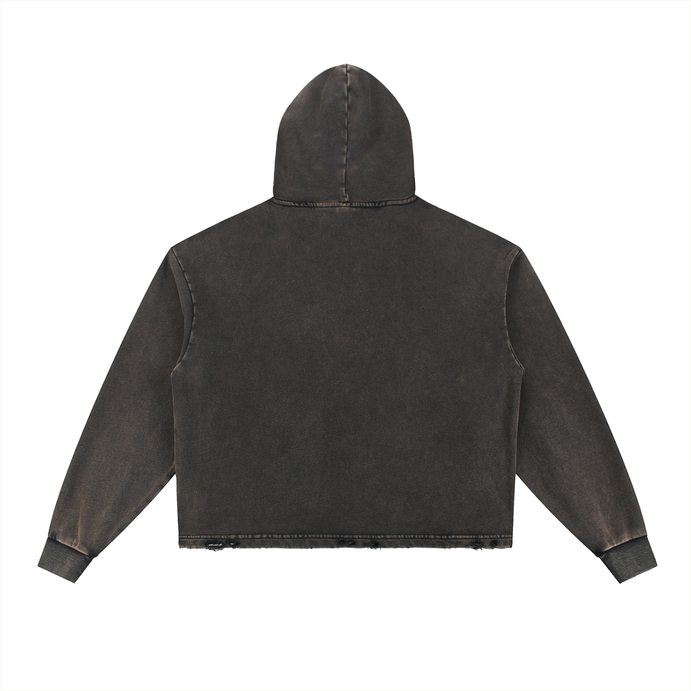 Hxnna Volume 1 - Vintage Washed Frayed-Hem Hoodie