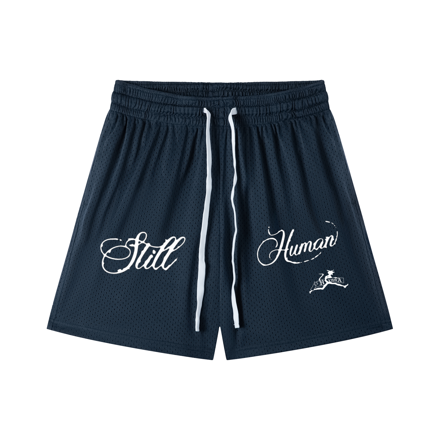 Hxnna Still Human - Mesh Drawstring Shorts