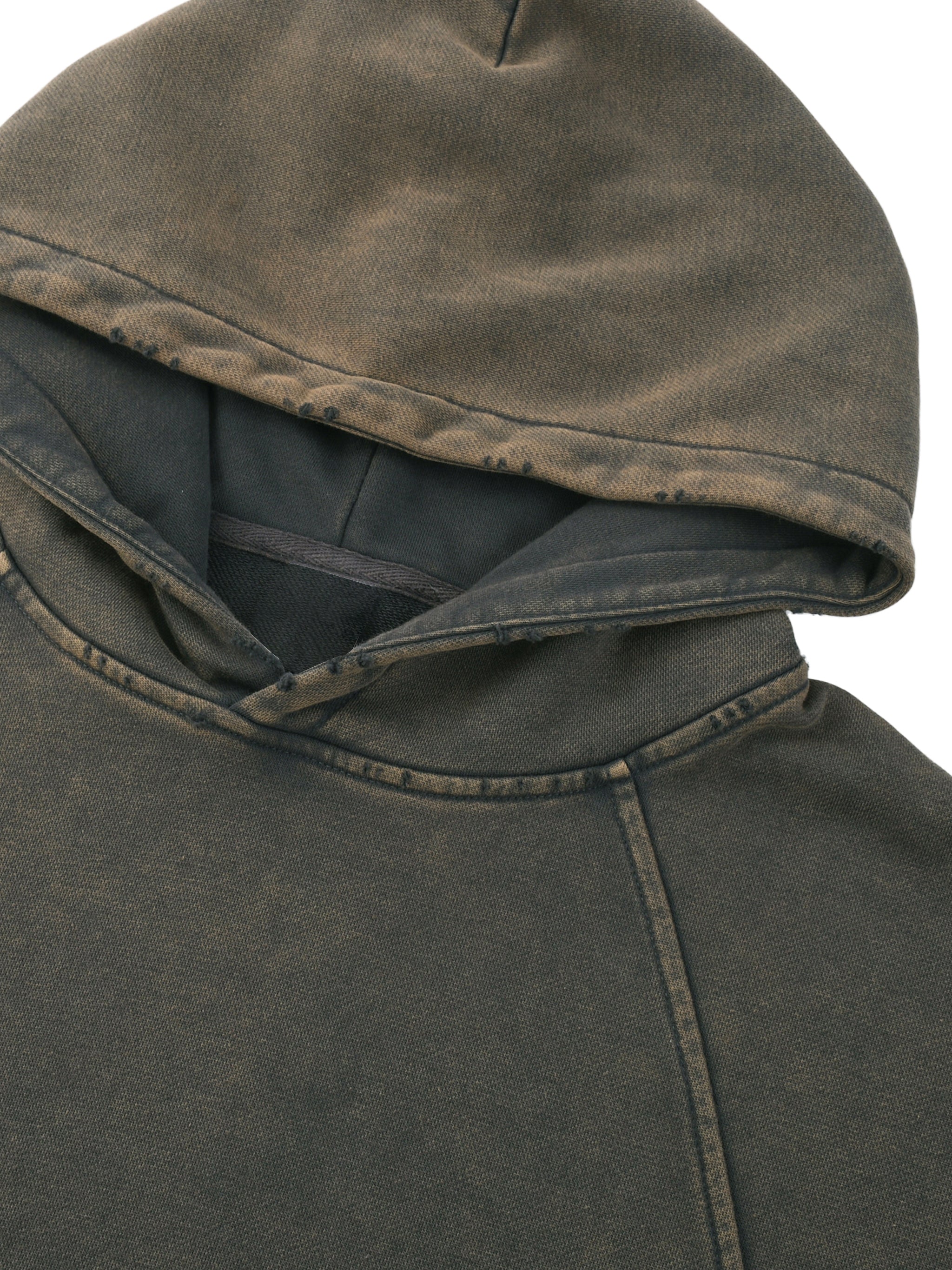Hxnna Volume 1 - Vintage Washed Frayed-Hem Hoodie