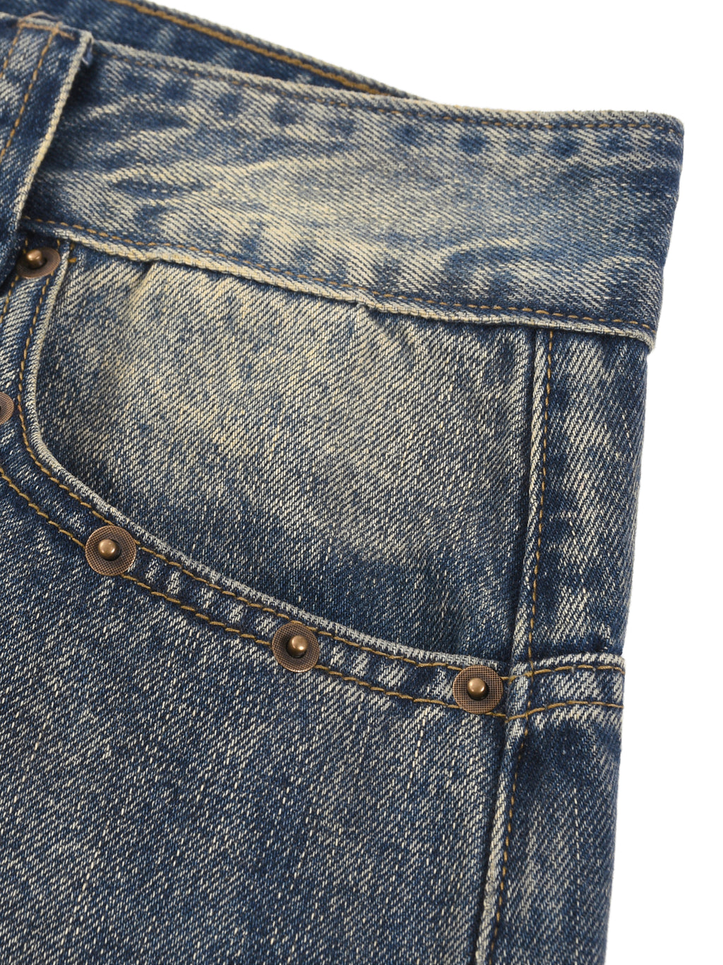 Hxnna COMOR - Vintage Wash Baggy Denim Shorts